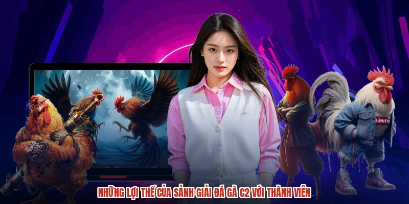 Những lợi thế của sảnh Giải đá gà C2 với thành viên